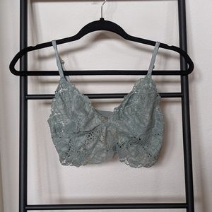 VS green lace bralette